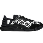 Black Logo Lace Up Low Top NS1 Sneakers Shoes