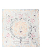 Men Multicolor Ballerina Floral Foulard Scarf