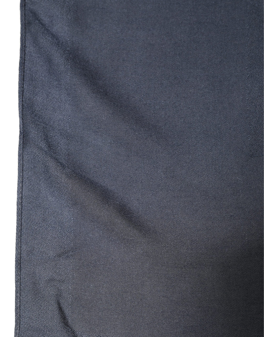 Dark Blue Modal Frayed Edge Lace Stole Scarf