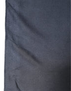 Dark Blue Modal Frayed Edge Lace Stole Scarf