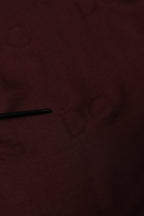 Burgundy Modal Frayed Edge Lace Stole Scarf