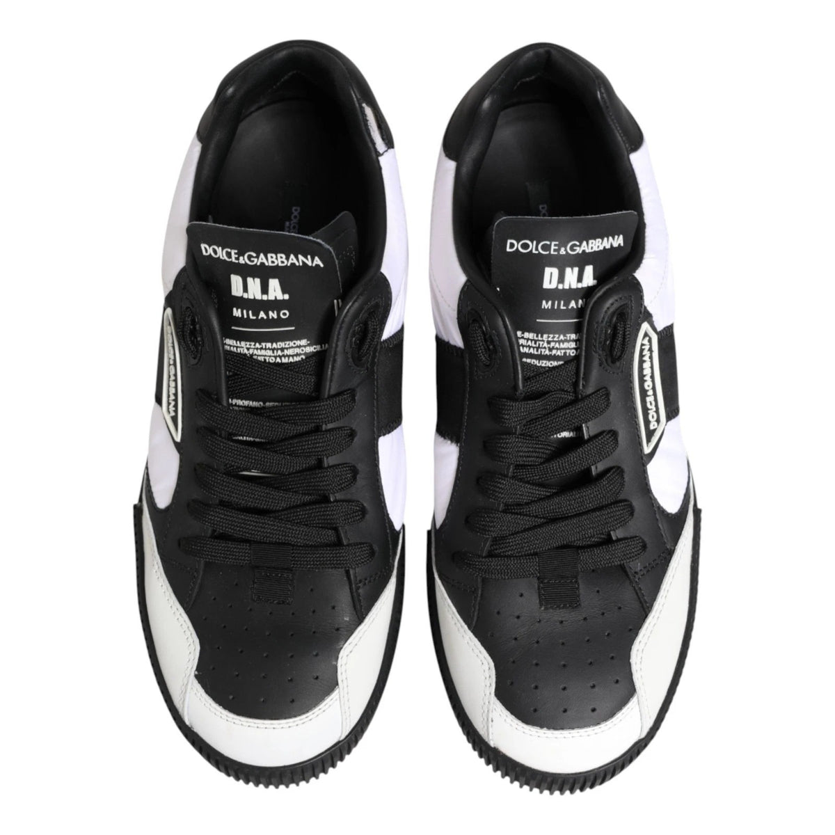 Black White MIAMI Low Top Men Sneakers Shoes