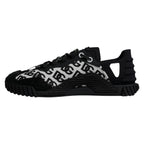 Black Logo Lace Up Low Top NS1 Sneakers Shoes