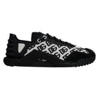 Black Logo Lace Up Low Top NS1 Sneakers Shoes