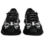 Black Logo Lace Up Low Top NS1 Sneakers Shoes