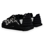 Black Logo Lace Up Low Top NS1 Sneakers Shoes