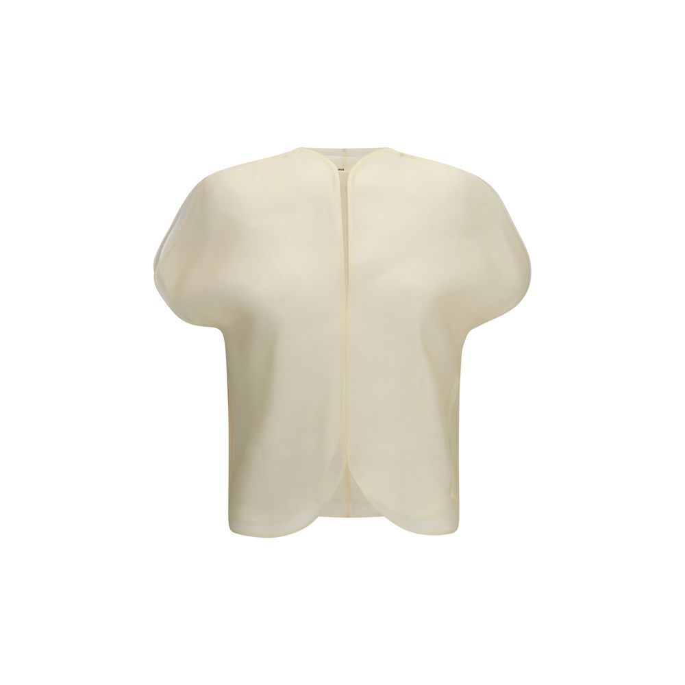 Beige Silk Blouse