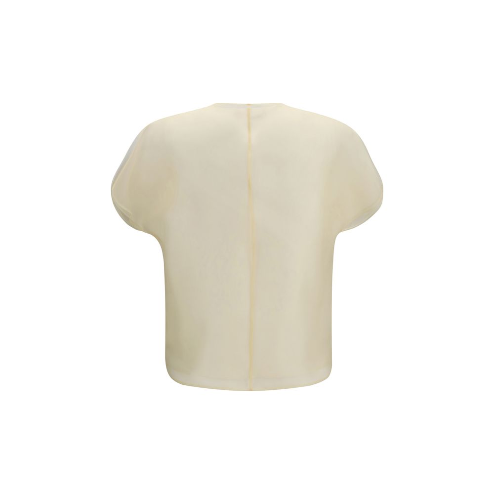 Beige Silk Blouse