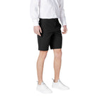 Black Polyamide Bermuda Shorts