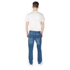 Blue Cotton Skinny Jeans