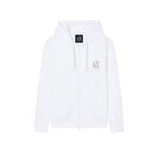 White Cotton Hoodie