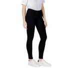 Black Cotton Skinny Jeans