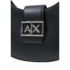 Black Polyester Handbag