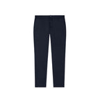 Blue Cotton Skinny Pants