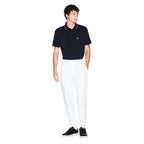 Blue Cotton Polo Shirt