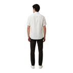 White Linen Shortsleeve Shirt