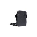 Black Polyester Messenger Bag