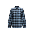 Blue Cotton Pattern Shirt
