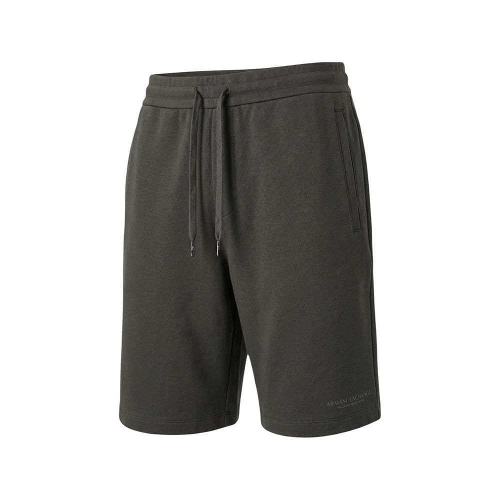 Green Cotton Shorts