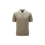 Beige Cotton Polo Shirt
