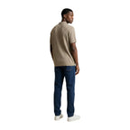 Beige Cotton Polo Shirt