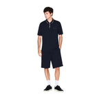 Blue Cotton Knee Length