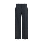 Gray Wool Oves Aries Casual Pants