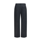 Gray Wool Oves Aries Casual Pants