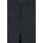 Gray Wool Oves Aries Casual Pants