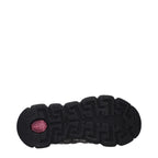 Black Fabric Athletic Sneakers