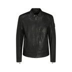 Black Lamb Ovis Aries Leather Jacket