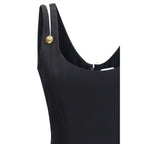 Black Wool Oves Aries Casual Dress
