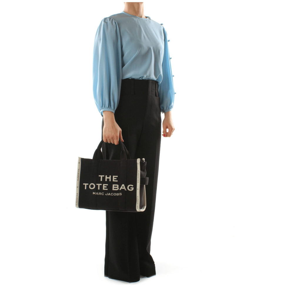 Black Fabric Handbag