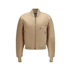 Gold Satin Bomber