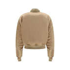 Gold Satin Bomber