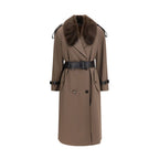 Brown Cotton Coat