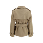 Beige Cotton Coat