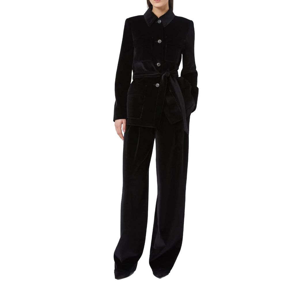 Black Cotton Pants