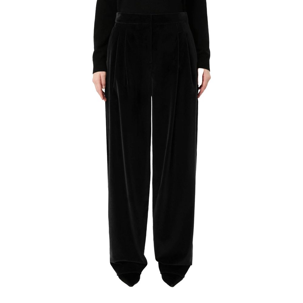 Black Cotton Pants
