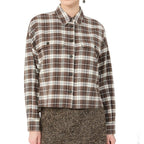 Brown Cotton Dress Shirt
