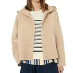 Beige Polyamide Shell Jacket