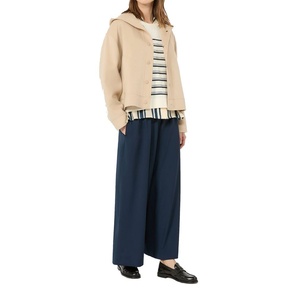 Beige Polyamide Shell Jacket