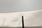 Cream Satin 100% Silk Adjustable Tied Men Necktie Tie
