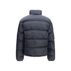 Blue Polyamide Full-Length Jacket