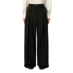 Black Elastane Dress Pants