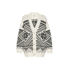 White Virgin Wool Cardigan