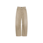 Beige Cotton Jeans Denim