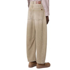 Beige Cotton Jeans Denim
