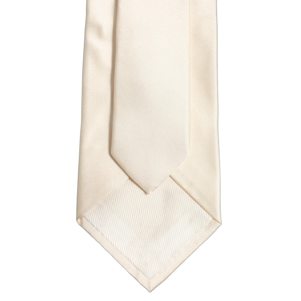 White Silk Floral Graphic Adjustable Tied Men Necktie Tie