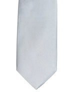 Men Light Blue Silk Classic Adjustable Tied Necktie Tie
